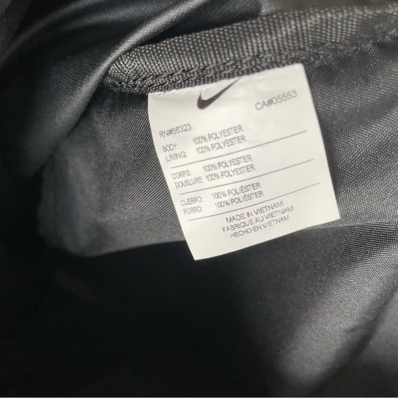 Nike Black Drawstring Sports Backpack - Picture 2 of 9